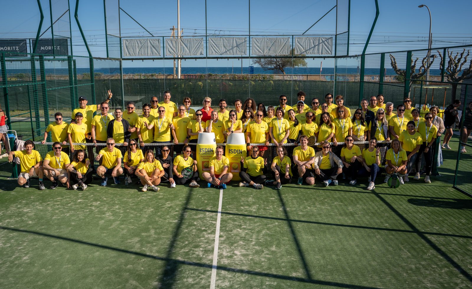 ISDIN Export Summit 2026 – team-building padel session
